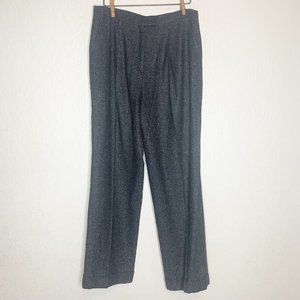 VTG A.Giannetti Italy Gray Herringbone Wool Blend High Waist Pants